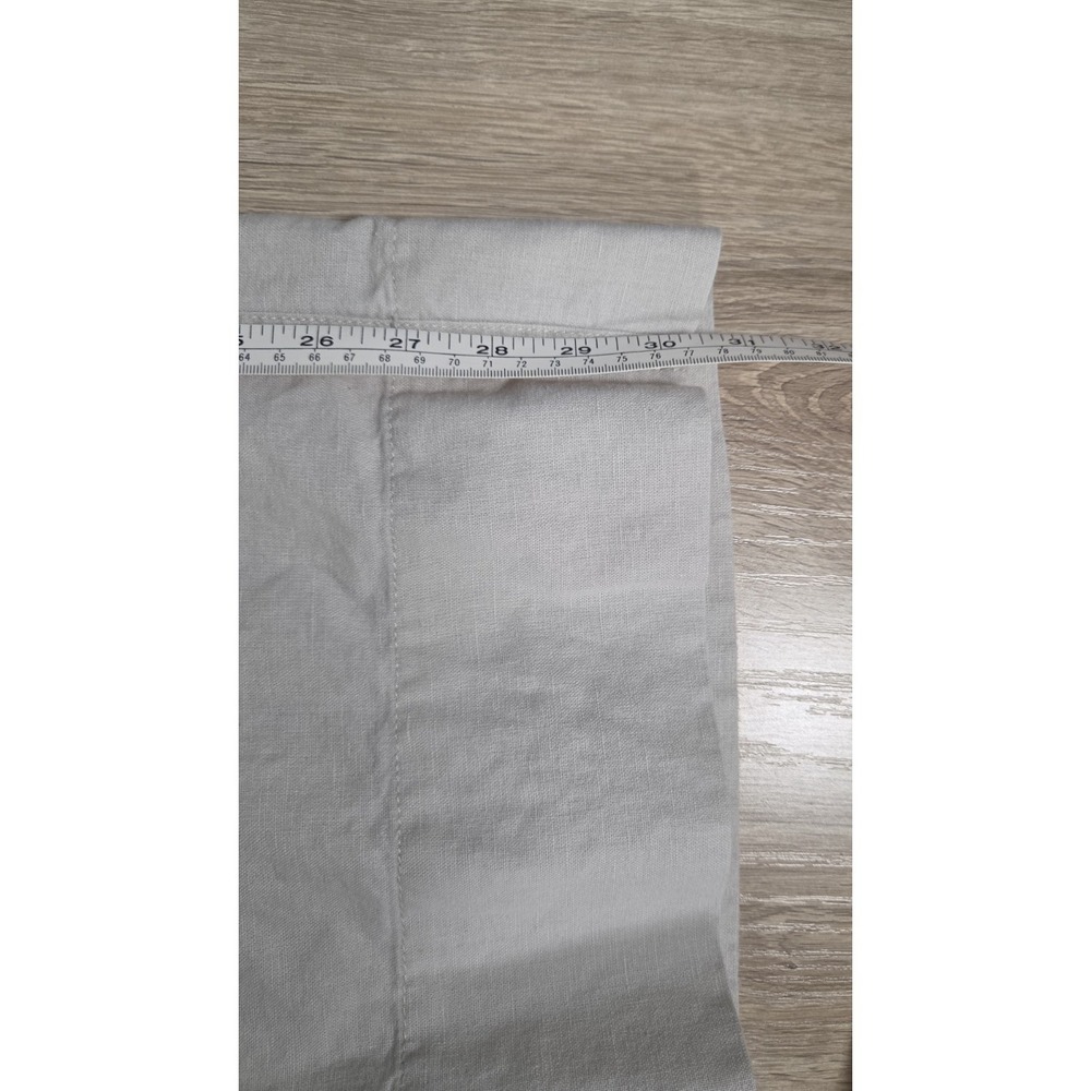 J Crew Linen‎ Blend Favorite Fit Drawstring Wide Leg Pants 12 - Picture 6 of 6